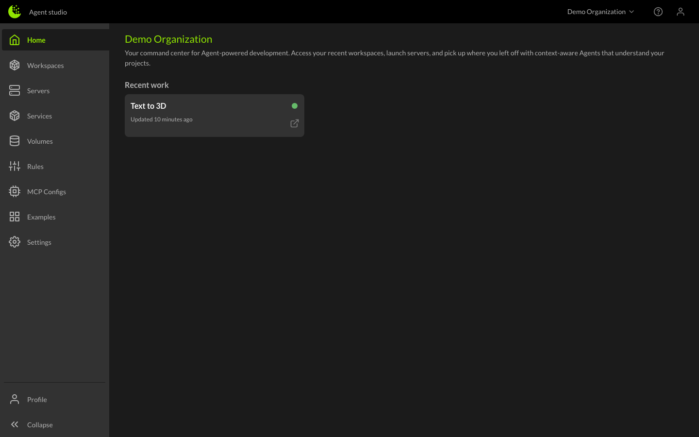 Agent Studio Dashboard