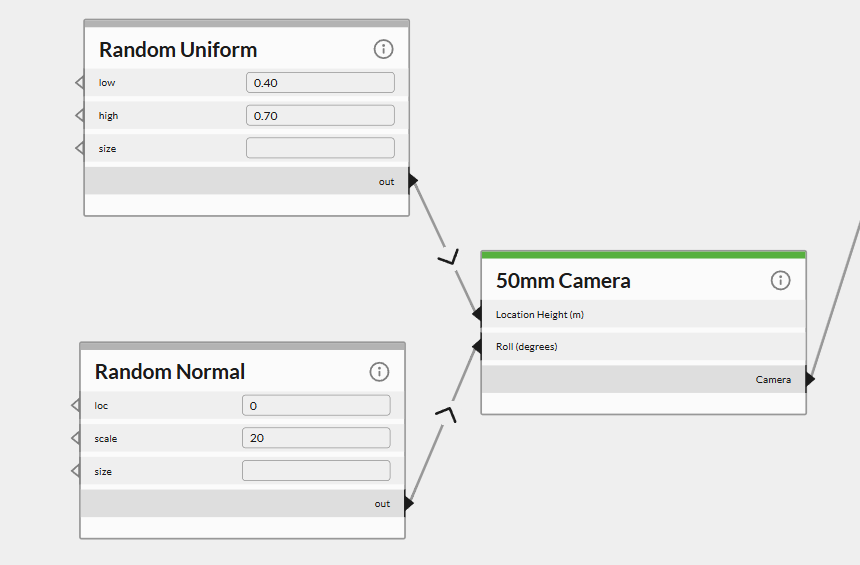 Setting Camera Height and Roll